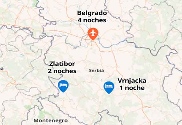 Viajar serbia